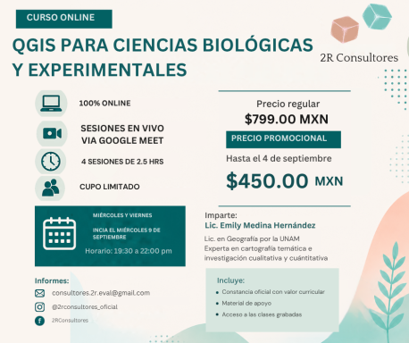 QGIS CIENCIAS BIOLÓGICAS